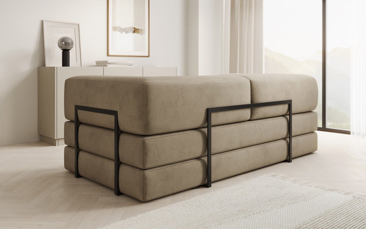 Sofa Designer Lazy 3-osobowa w aksamitnej tapicerce
