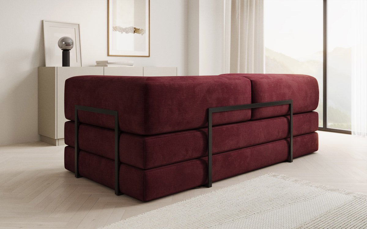 Sofa Designer Lazy 3-osobowa w aksamitnej tapicerce