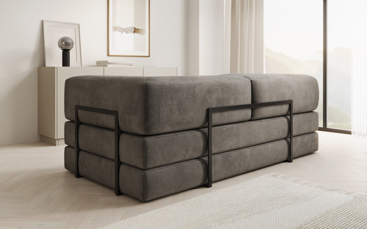 Sofa Designer Lazy 3-osobowa w aksamitnej tapicerce