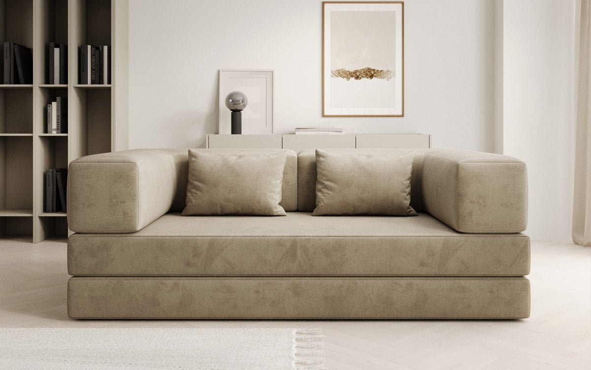 Sofa Designer Lazy 3-osobowa w aksamitnej tapicerce