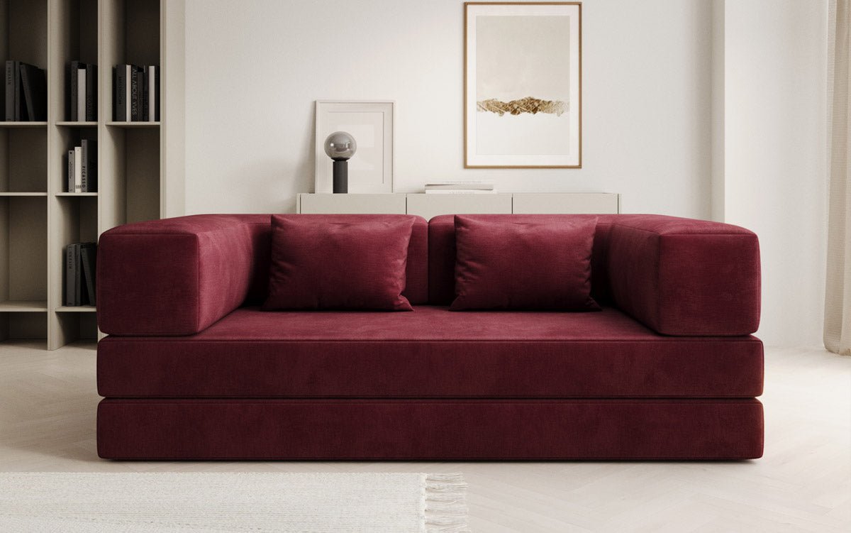 Sofa Designer Lazy 3-osobowa w aksamitnej tapicerce