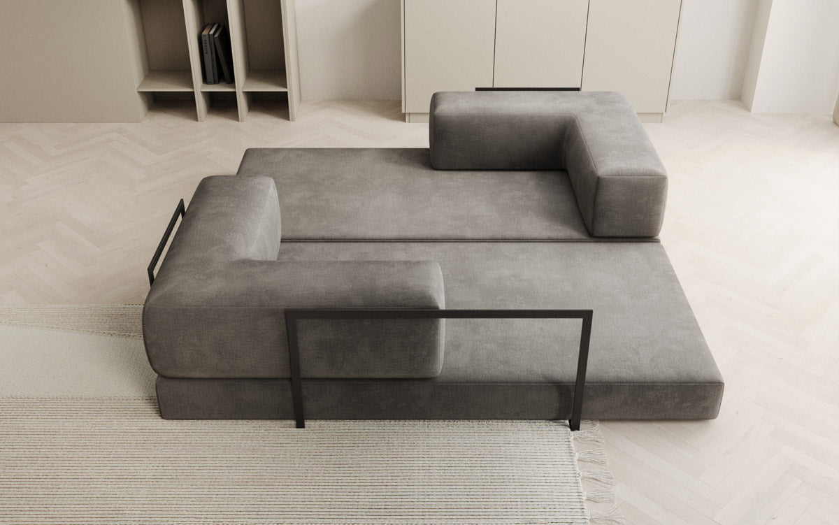 Sofa Designer Lazy 3-osobowa w aksamitnej tapicerce