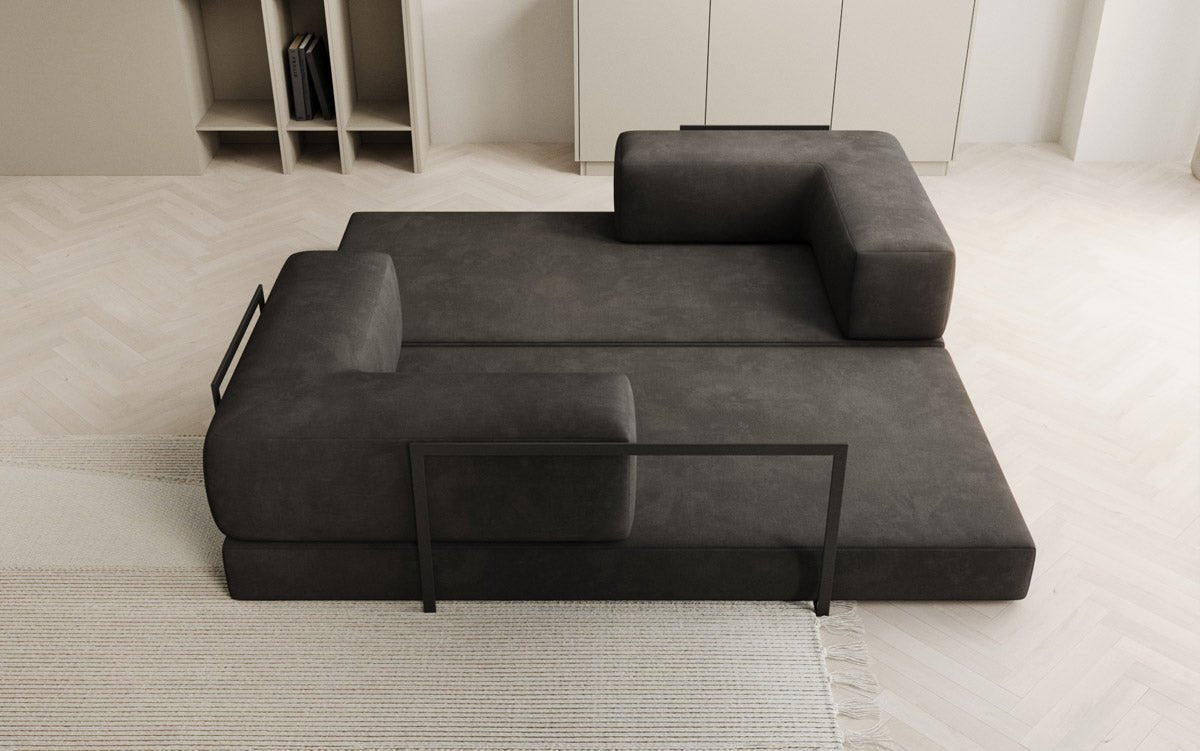Sofa Designer Lazy 3-osobowa w aksamitnej tapicerce