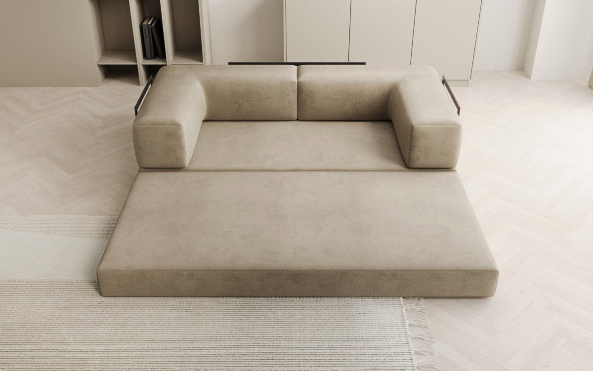 Sofa Designer Lazy 3-osobowa w aksamitnej tapicerce
