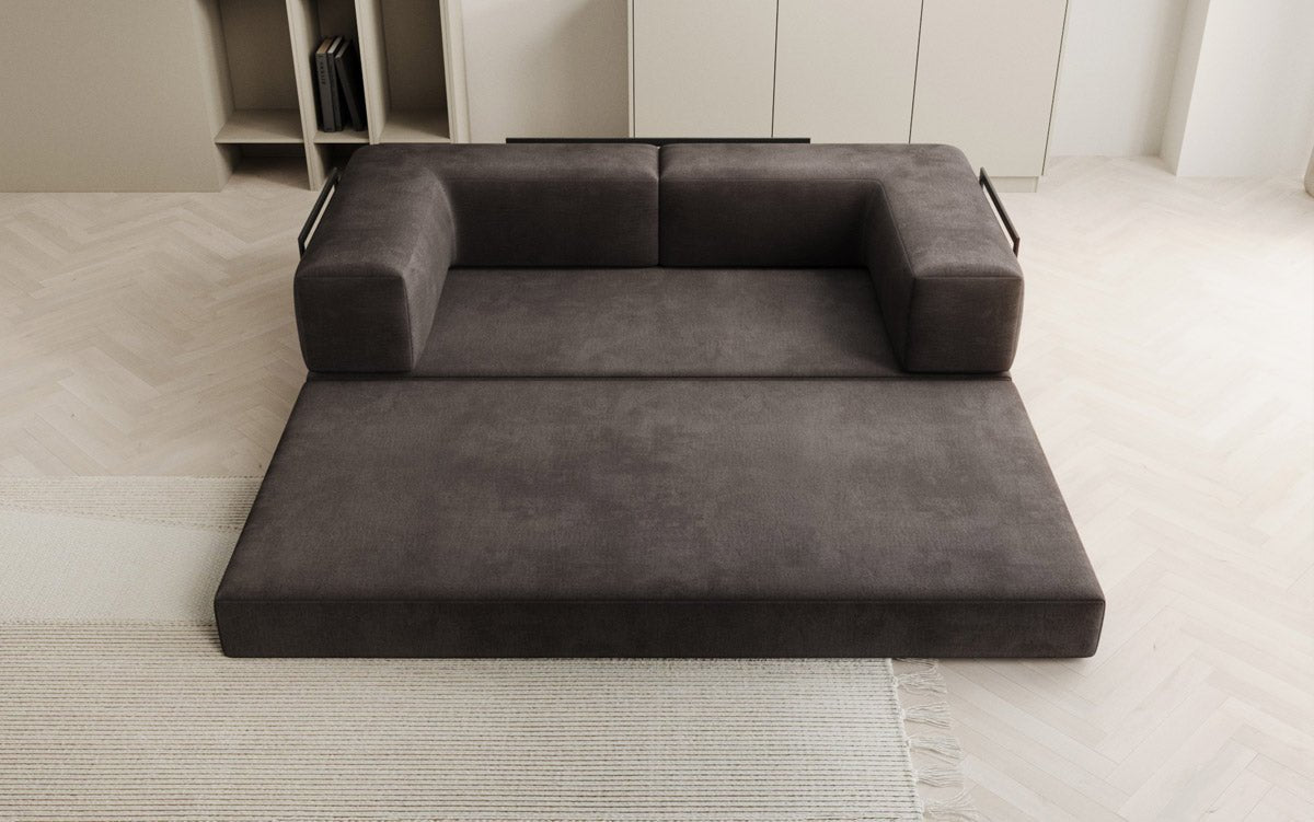 Sofa Designer Lazy 3-osobowa w aksamitnej tapicerce