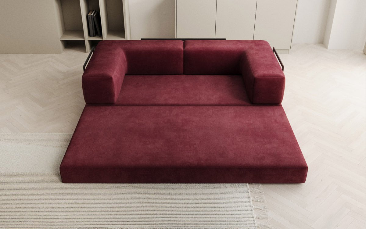 Sofa Designer Lazy 3-osobowa w aksamitnej tapicerce