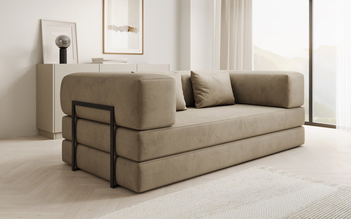 Sofa Designer Lazy 3-osobowa w aksamitnej tapicerce