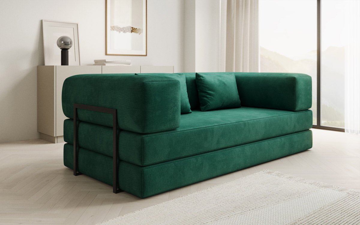 Sofa Designer Lazy 3-osobowa w aksamitnej tapicerce