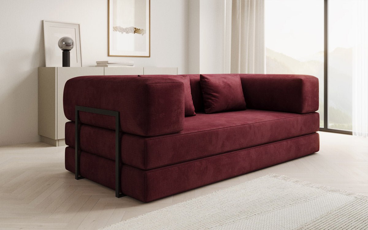 Sofa Designer Lazy 3-osobowa w aksamitnej tapicerce