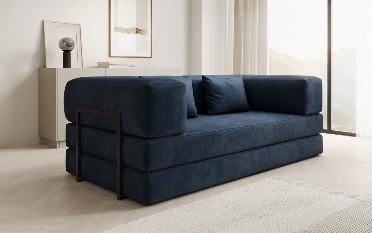 Sofa Designer Lazy 3-osobowa w aksamitnej tapicerce