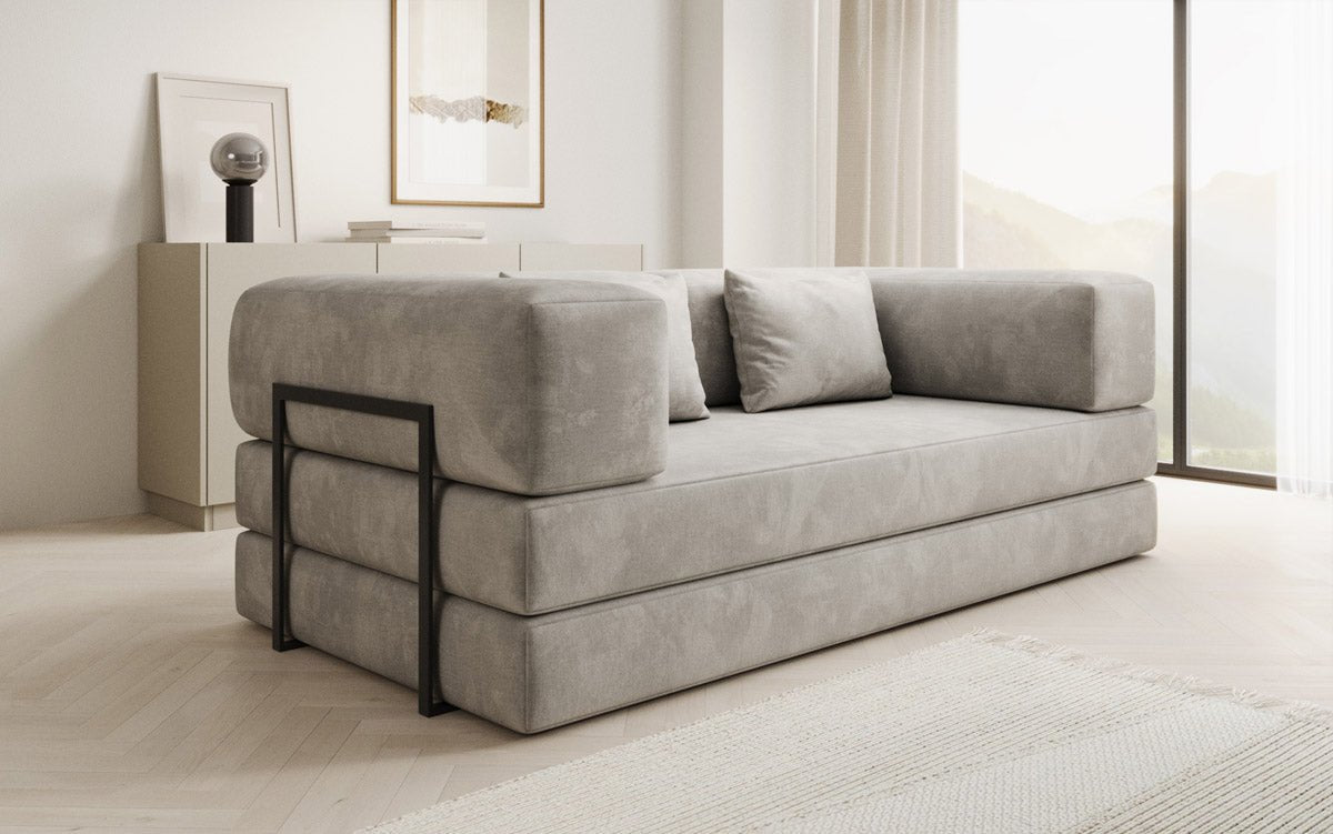 Sofa Designer Lazy 3-osobowa w aksamitnej tapicerce