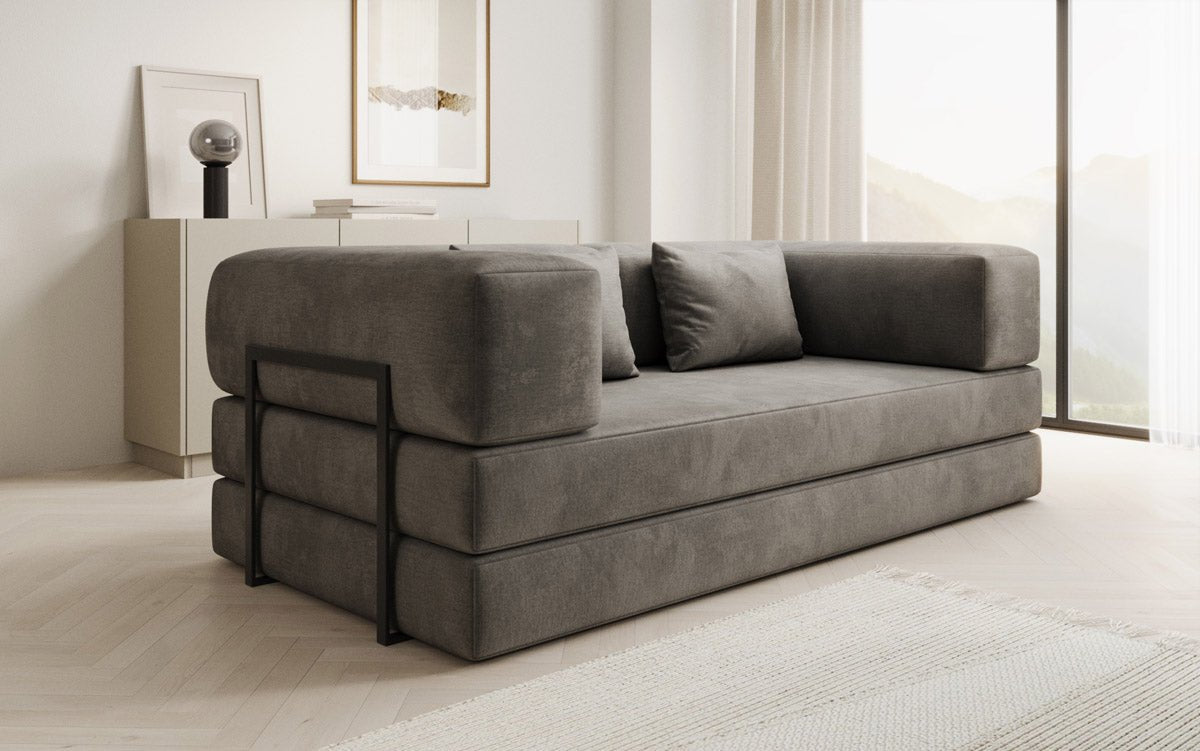 Sofa Designer Lazy 3-osobowa w aksamitnej tapicerce