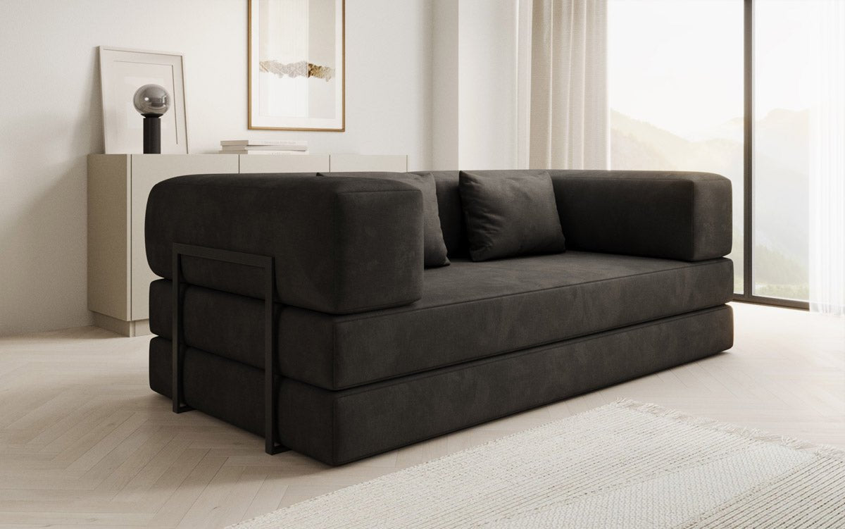 Sofa Designer Lazy 3-osobowa w aksamitnej tapicerce