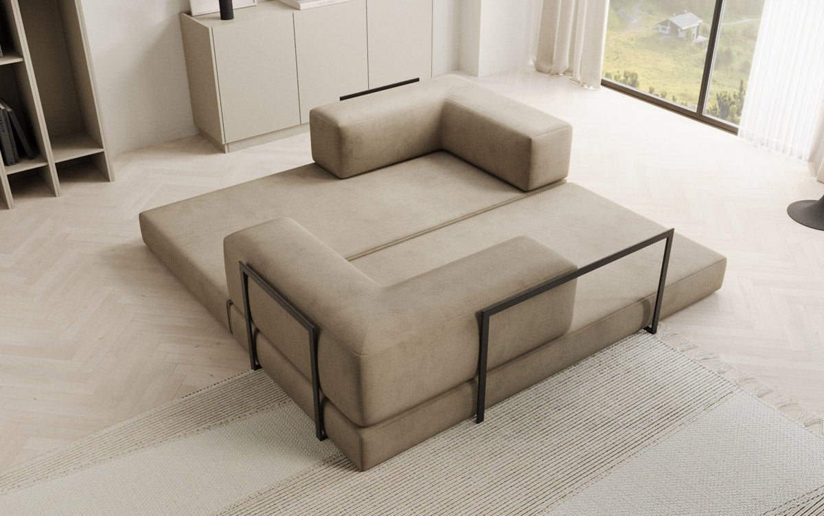 Sofa Designer Lazy 3-osobowa w aksamitnej tapicerce