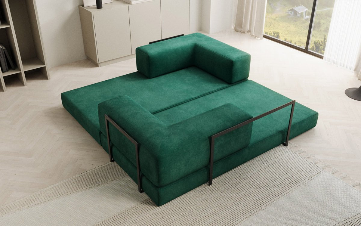 Sofa Designer Lazy 3-osobowa w aksamitnej tapicerce