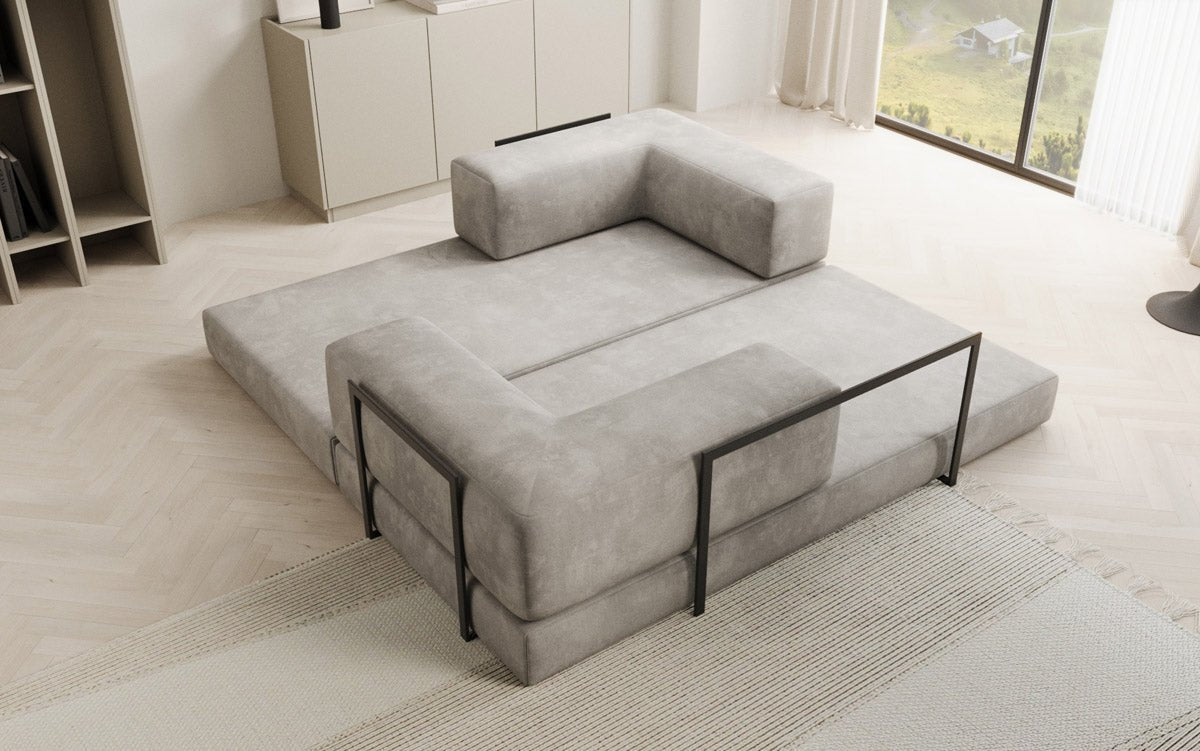 Sofa Designer Lazy 3-osobowa w aksamitnej tapicerce