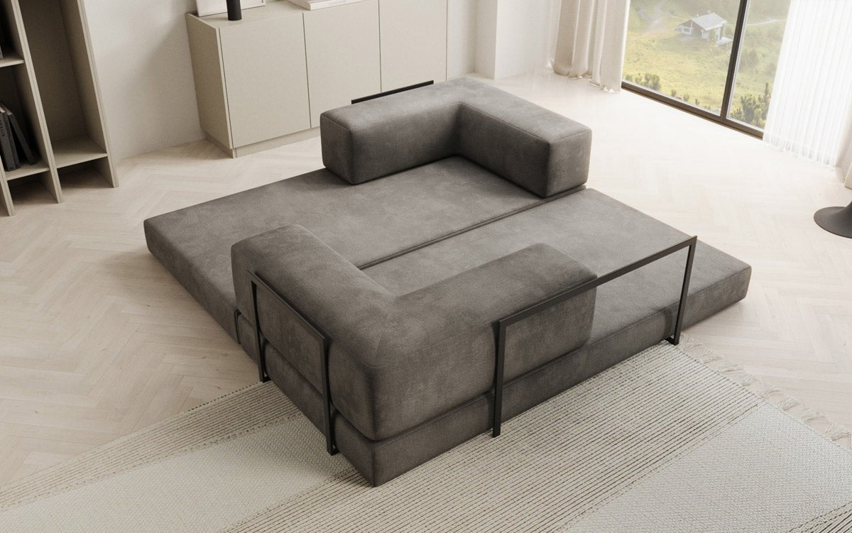 Sofa Designer Lazy 3-osobowa w aksamitnej tapicerce