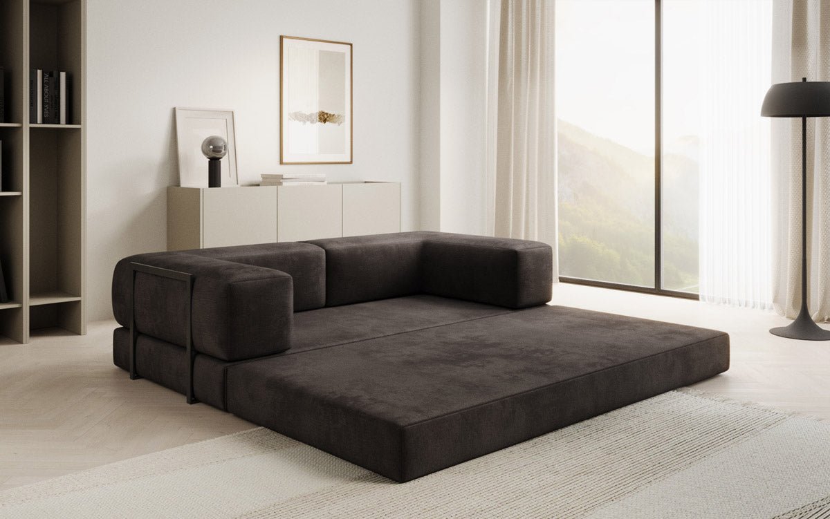 Sofa Designer Lazy 3-osobowa w aksamitnej tapicerce