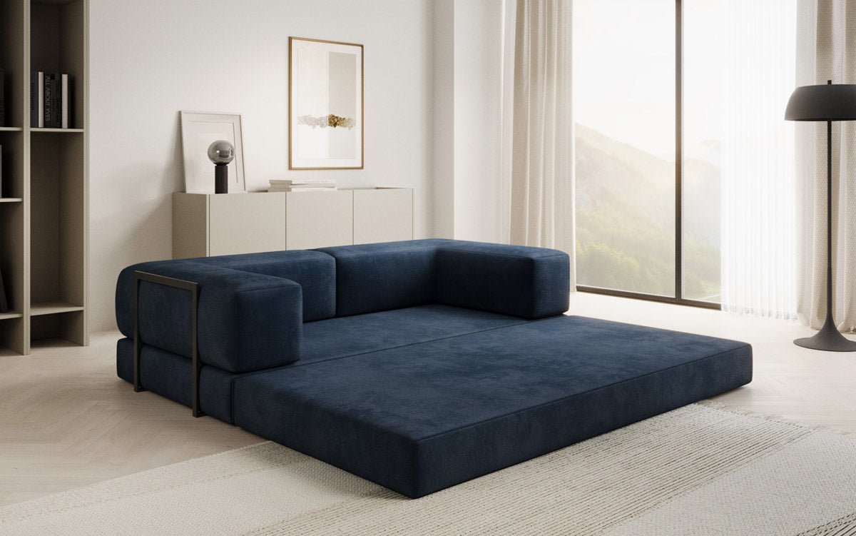 Sofa Designer Lazy 3-osobowa w aksamitnej tapicerce