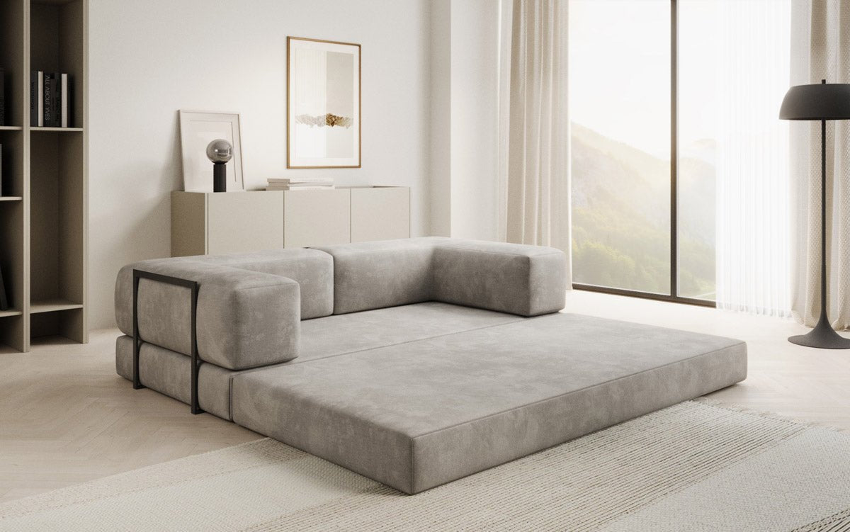 Sofa Designer Lazy 3-osobowa w aksamitnej tapicerce