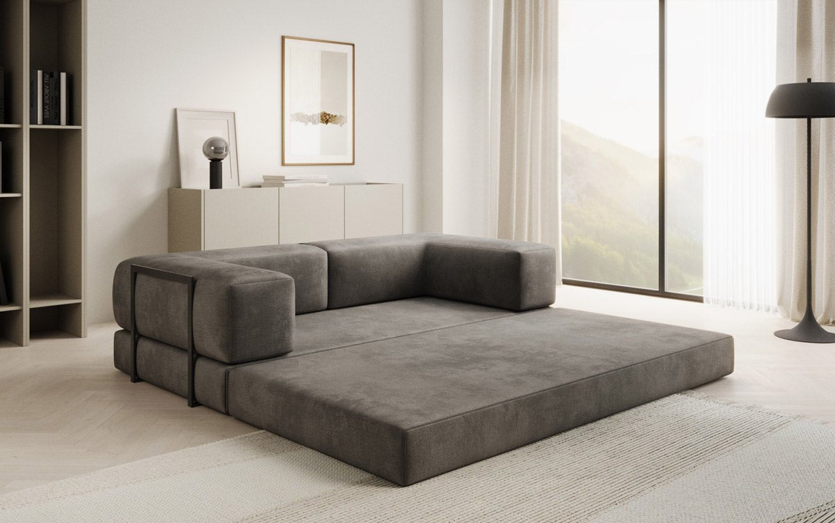 Sofa Designer Lazy 3-osobowa w aksamitnej tapicerce