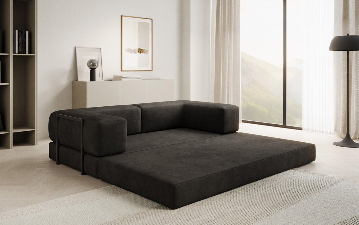 Sofa Designer Lazy 3-osobowa w aksamitnej tapicerce