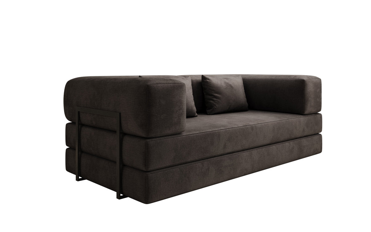 Sofa Designer Lazy 3-osobowa w aksamitnej tapicerce