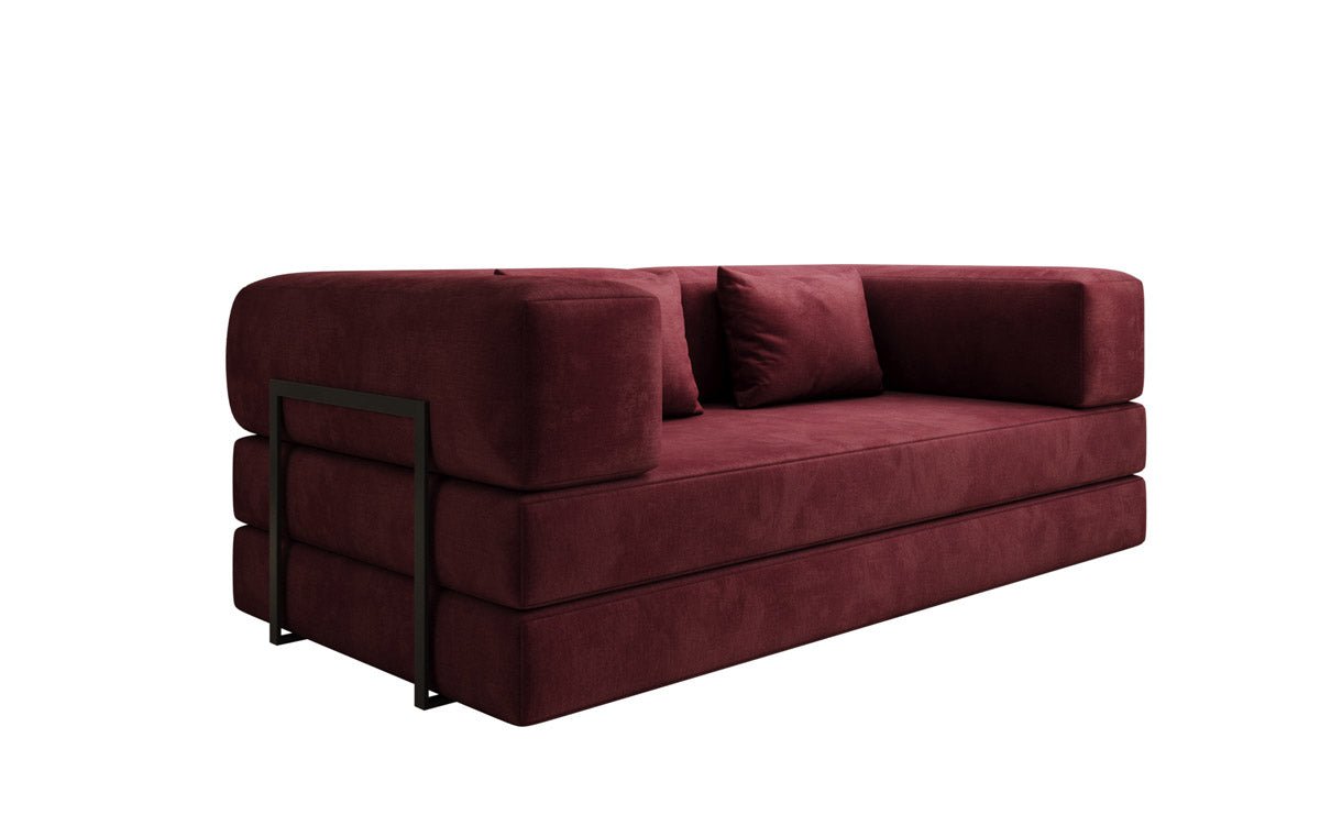 Sofa Designer Lazy 3-osobowa w aksamitnej tapicerce