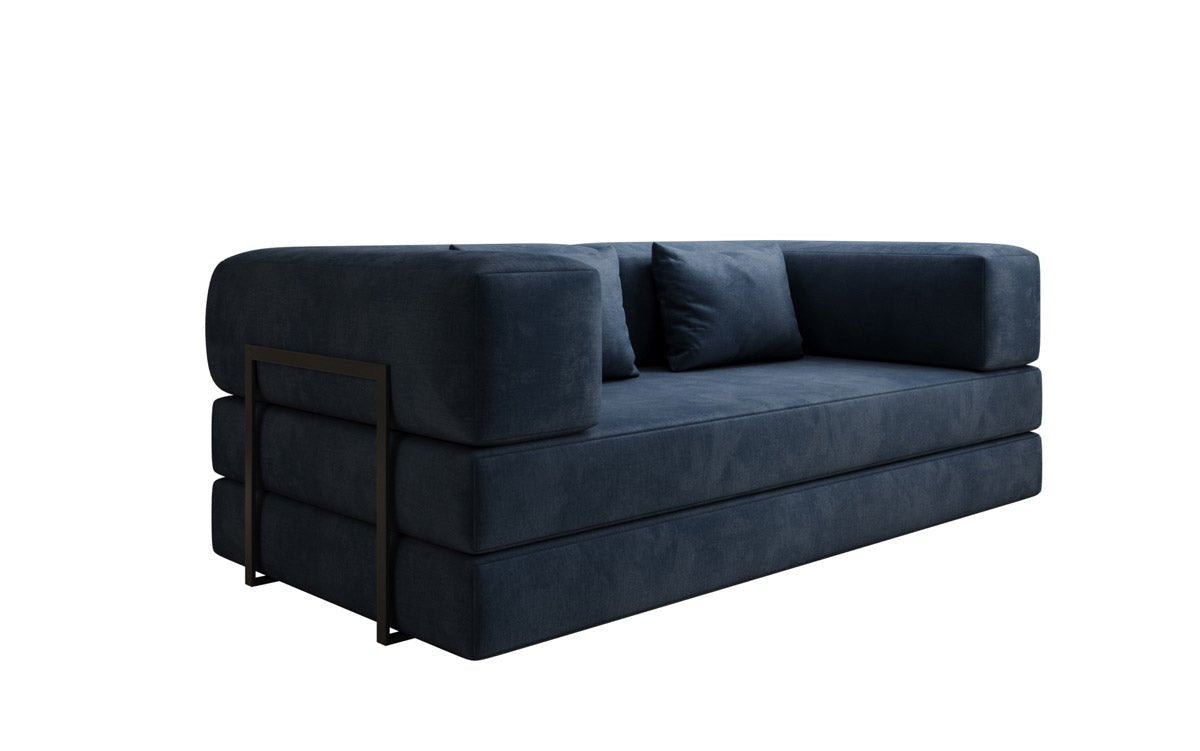 Sofa Designer Lazy 3-osobowa w aksamitnej tapicerce