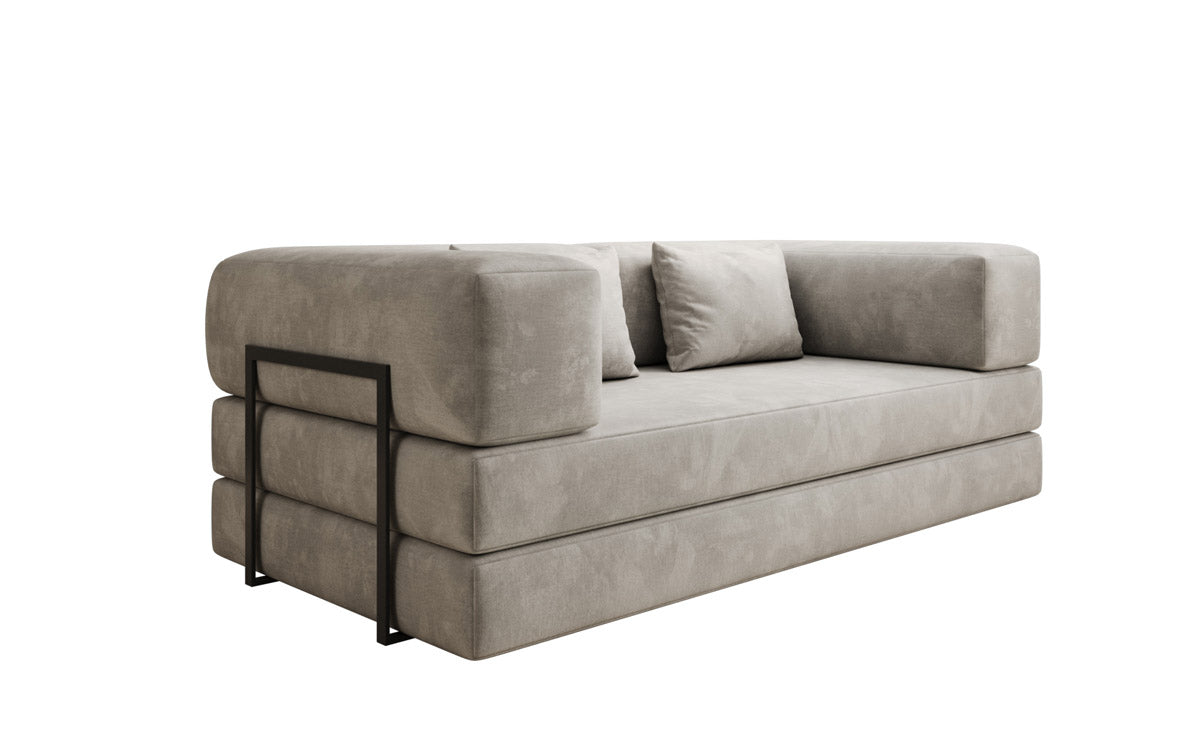Sofa Designer Lazy 3-osobowa w aksamitnej tapicerce