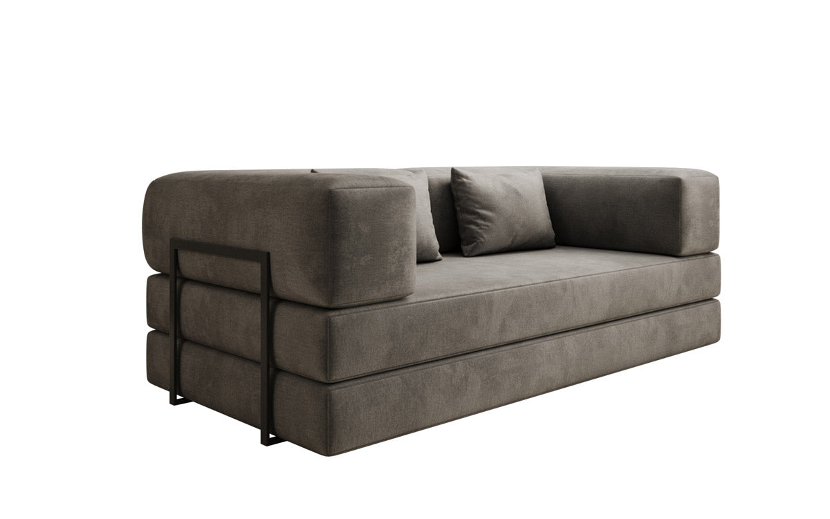 Sofa Designer Lazy 3-osobowa w aksamitnej tapicerce