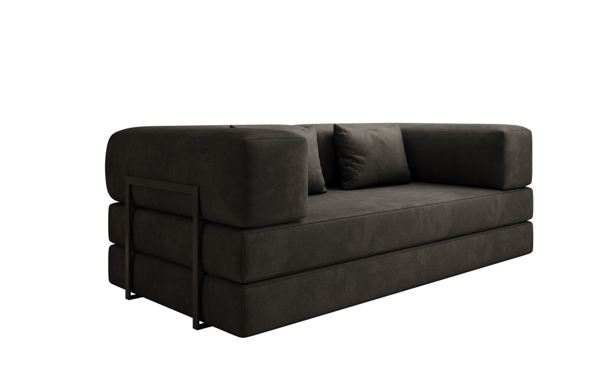 Sofa Designer Lazy 3-osobowa w aksamitnej tapicerce