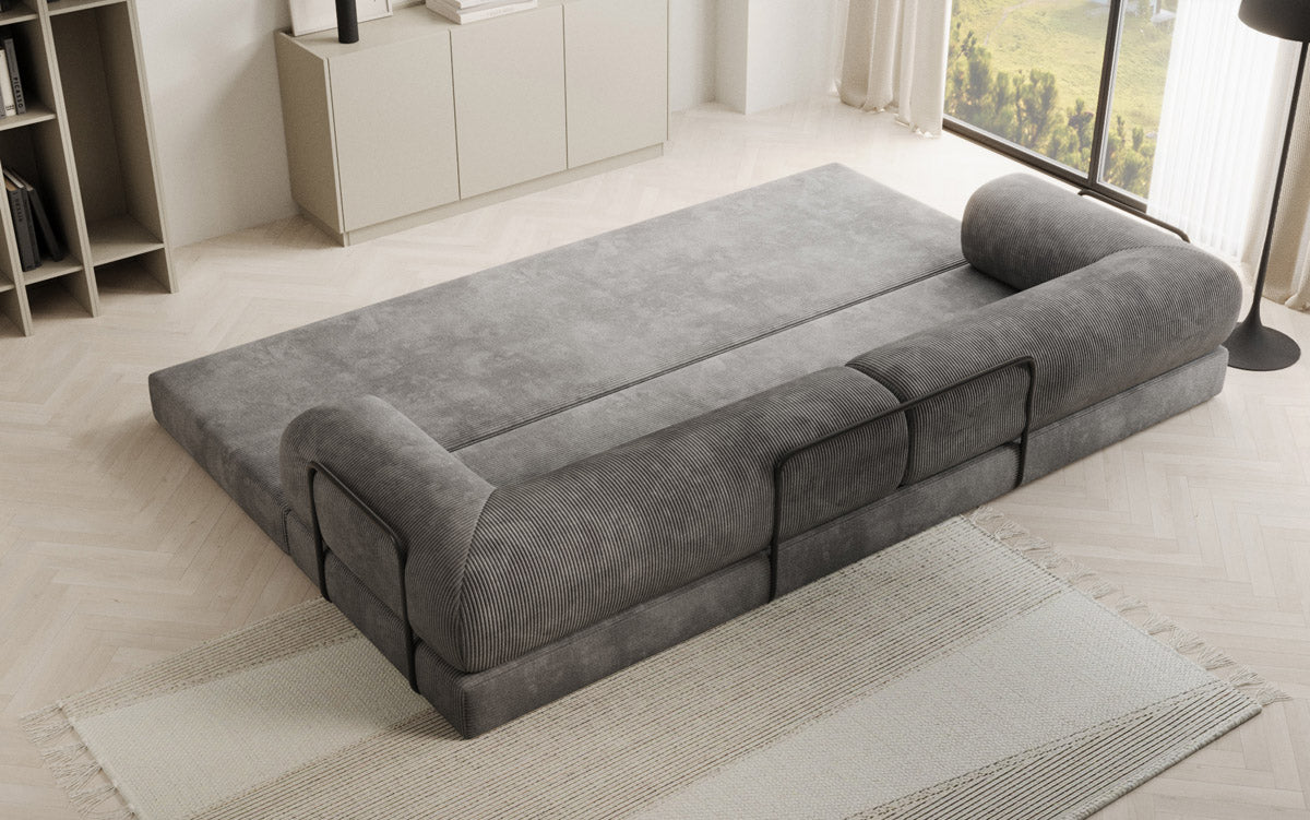 Designer Sofa Lazy 3 Sitzer XXL in Cord