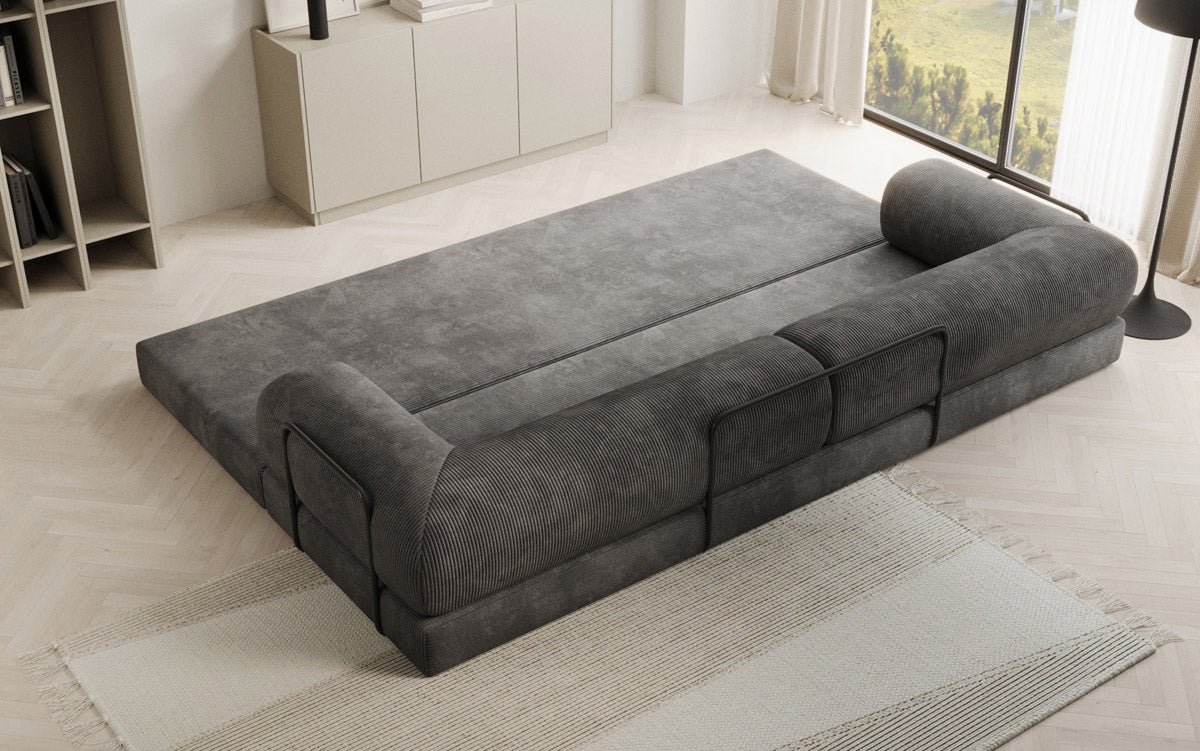 Designer Sofa Lazy 3 Sitzer XXL in Cord