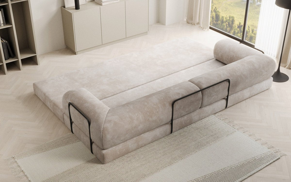 Designer Sofa Lazy 3 Sitzer XXL in Cord
