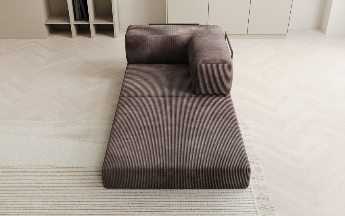 Projektowany fotel Lazy w kordzie
