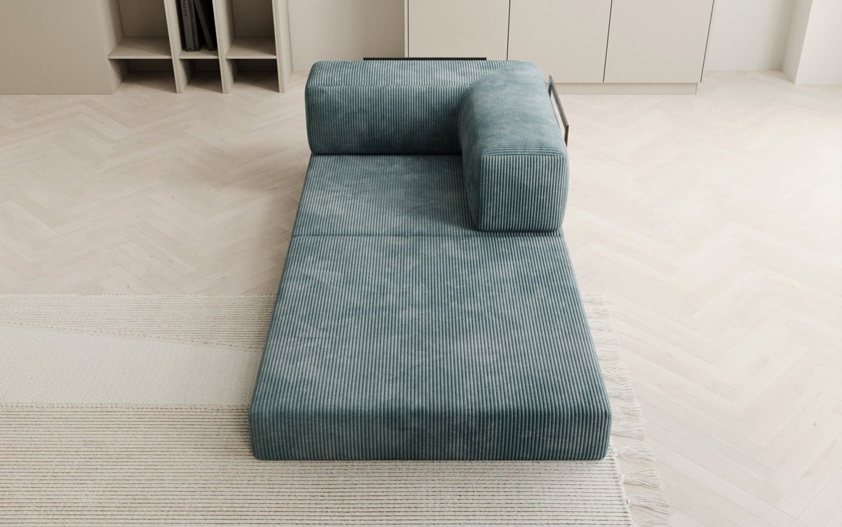 Projektowany fotel Lazy w kordzie