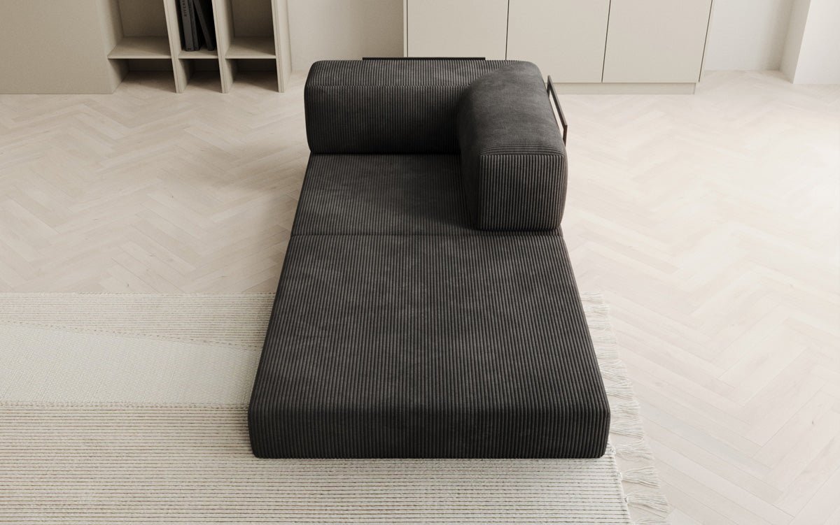 Projektowany fotel Lazy w kordzie