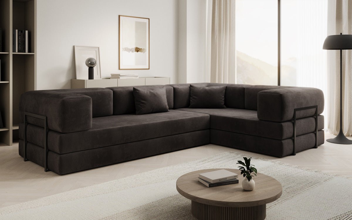 Designer Sofa Lazy L closed in Samt