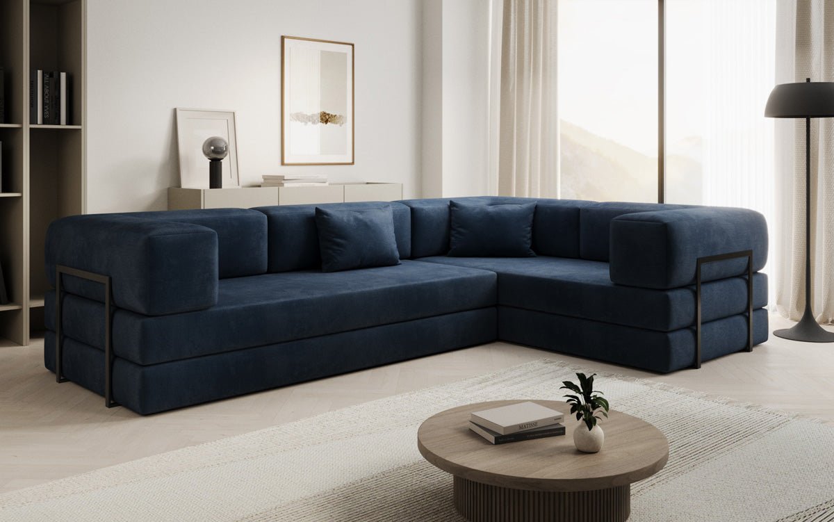 Designer Sofa Lazy L closed in Samt