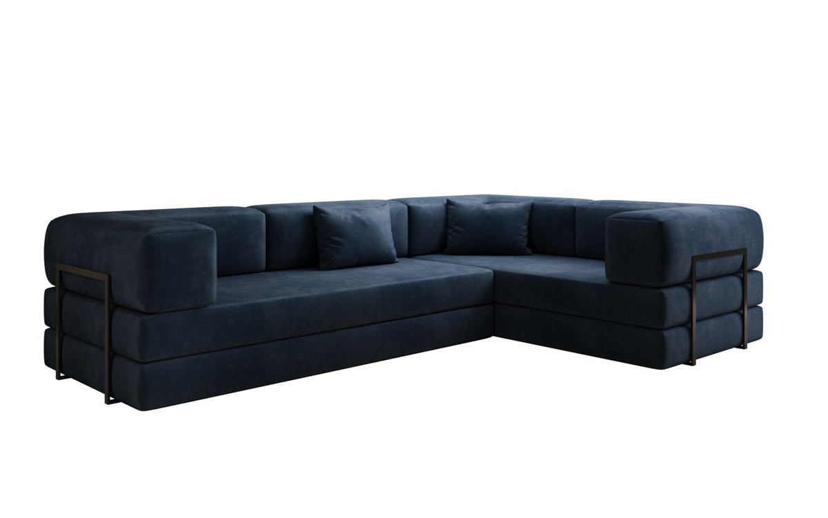 Designer Sofa Lazy L closed in Samt