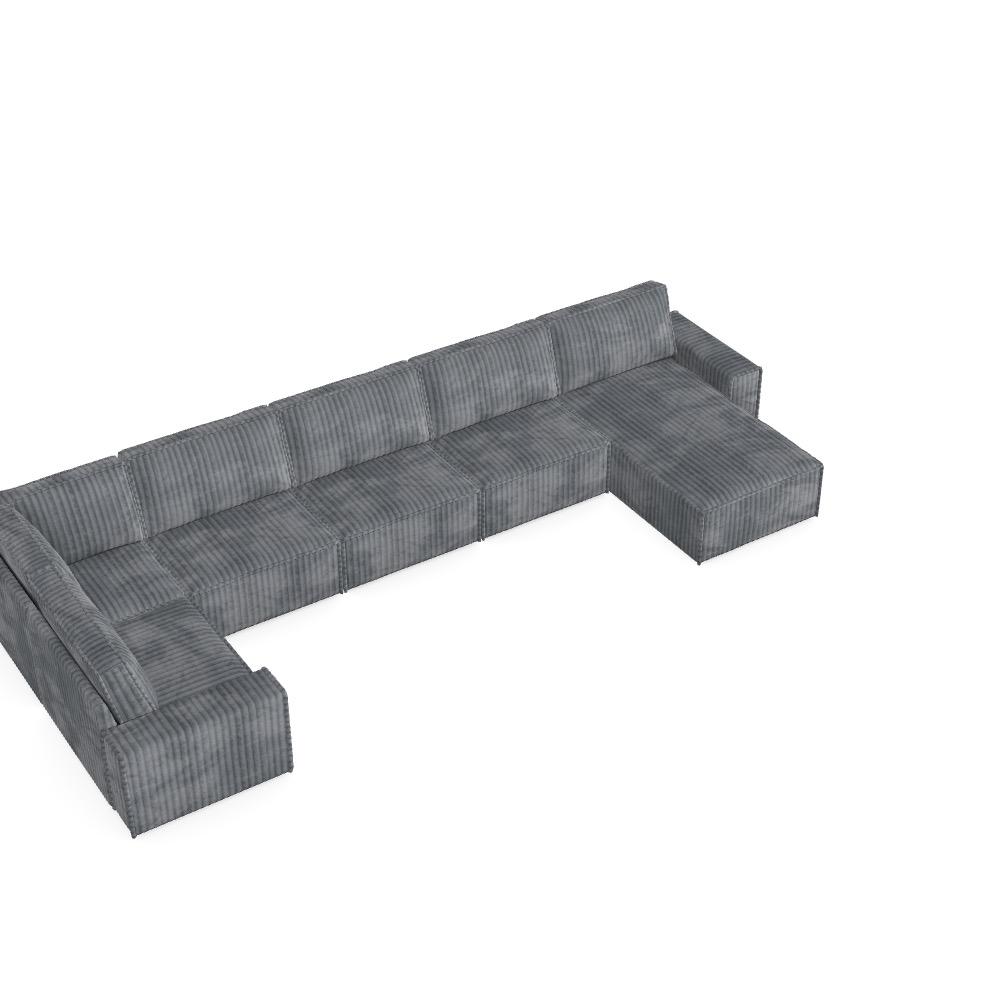 Modułowa sofa Domo - Skonfigurowana sofa Ref: 9GXSTS