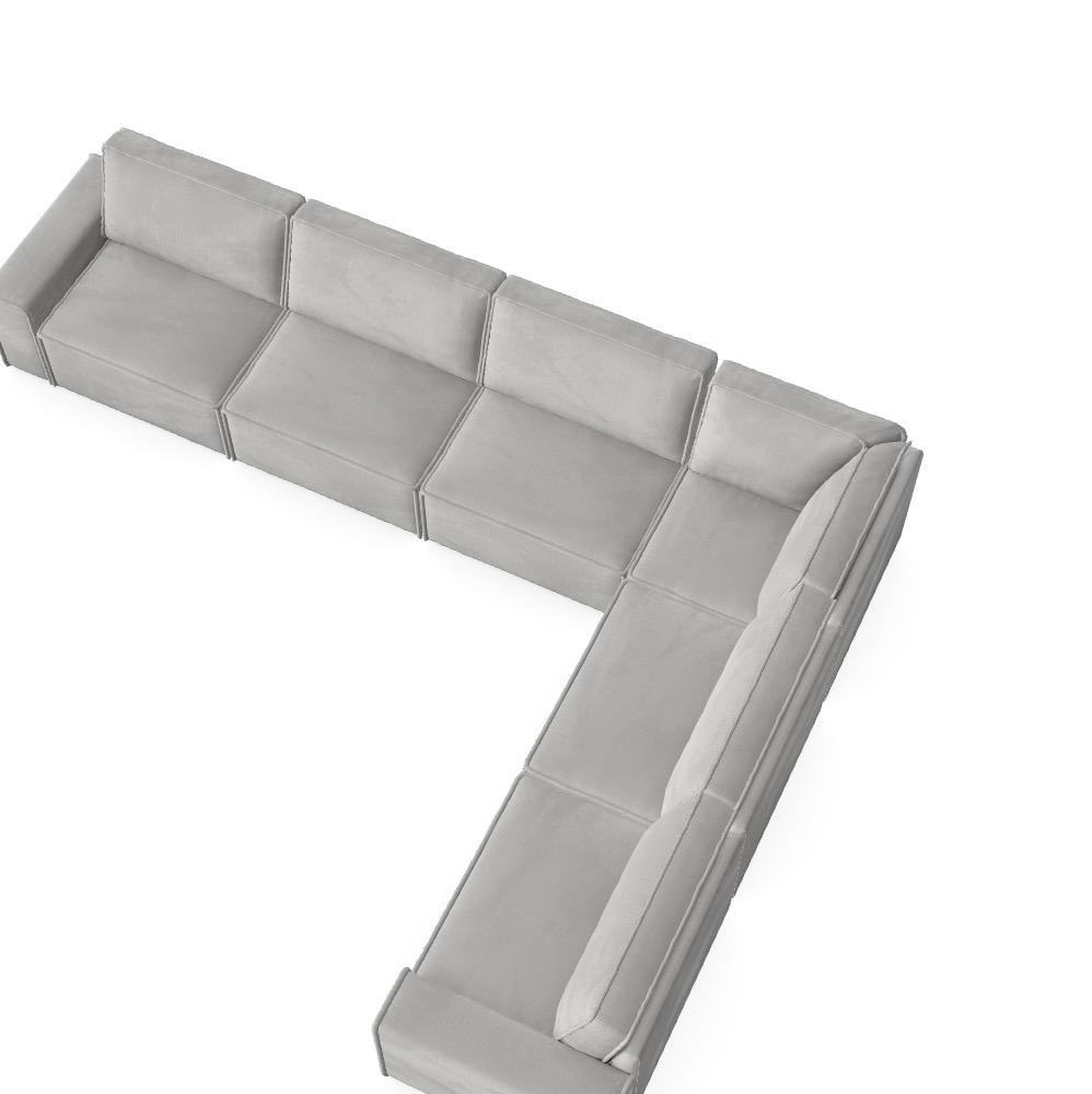 Modułowa sofa Domo - Skonfigurowana sofa Ref: DEBHMN