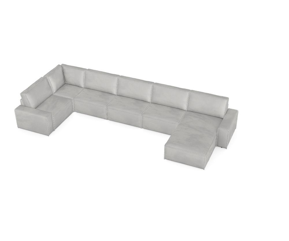 Modularna sofa Domo - Skonfigurowana sofa Ref: ZZD4X0