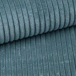Sofa projektanta Lazy L obita materiałem Cord