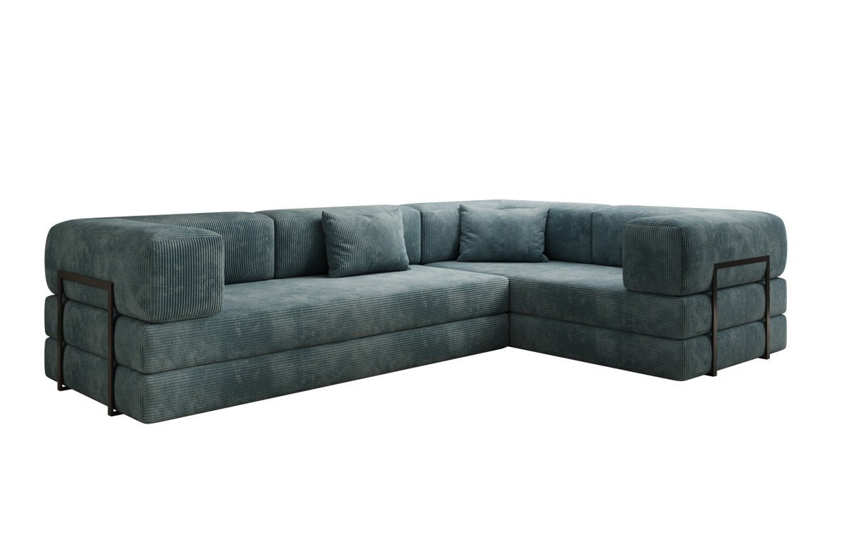 Designer Sofa Lazy L closed in Cord