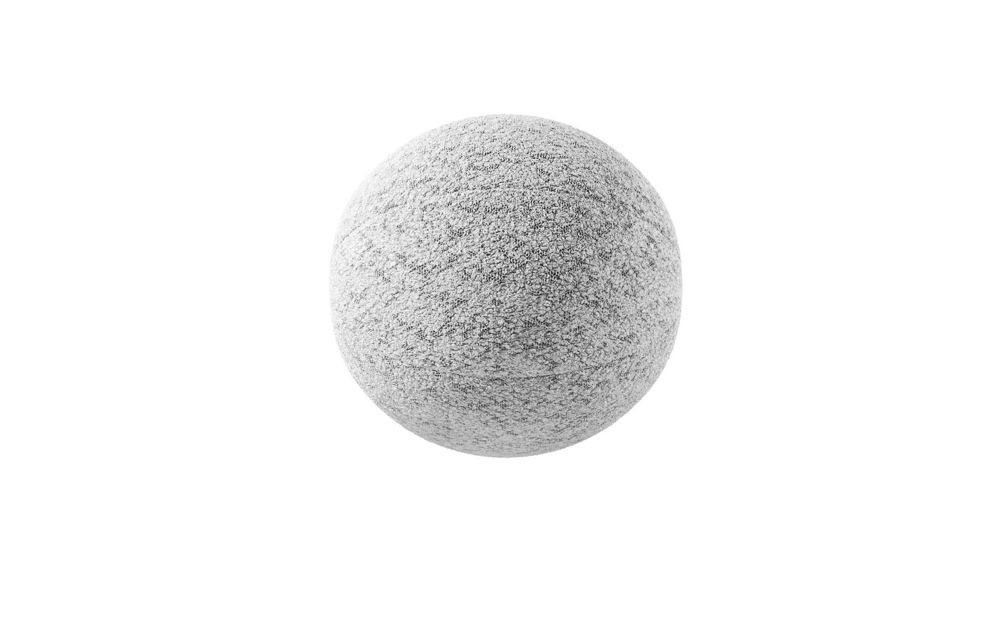 Okrągła poduszka dekoracyjna Sphere ⌀35 cm z bouclé