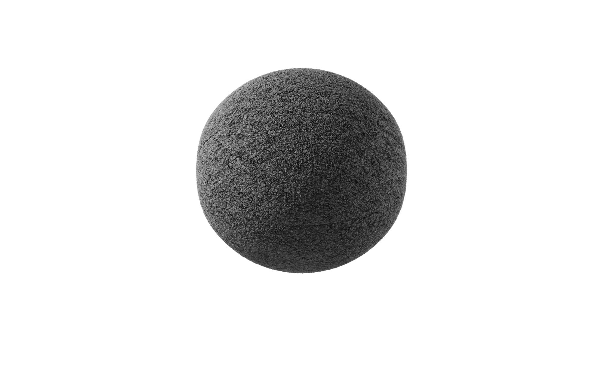 Okrągła poduszka dekoracyjna Globe ⌀28 cm z bouclé