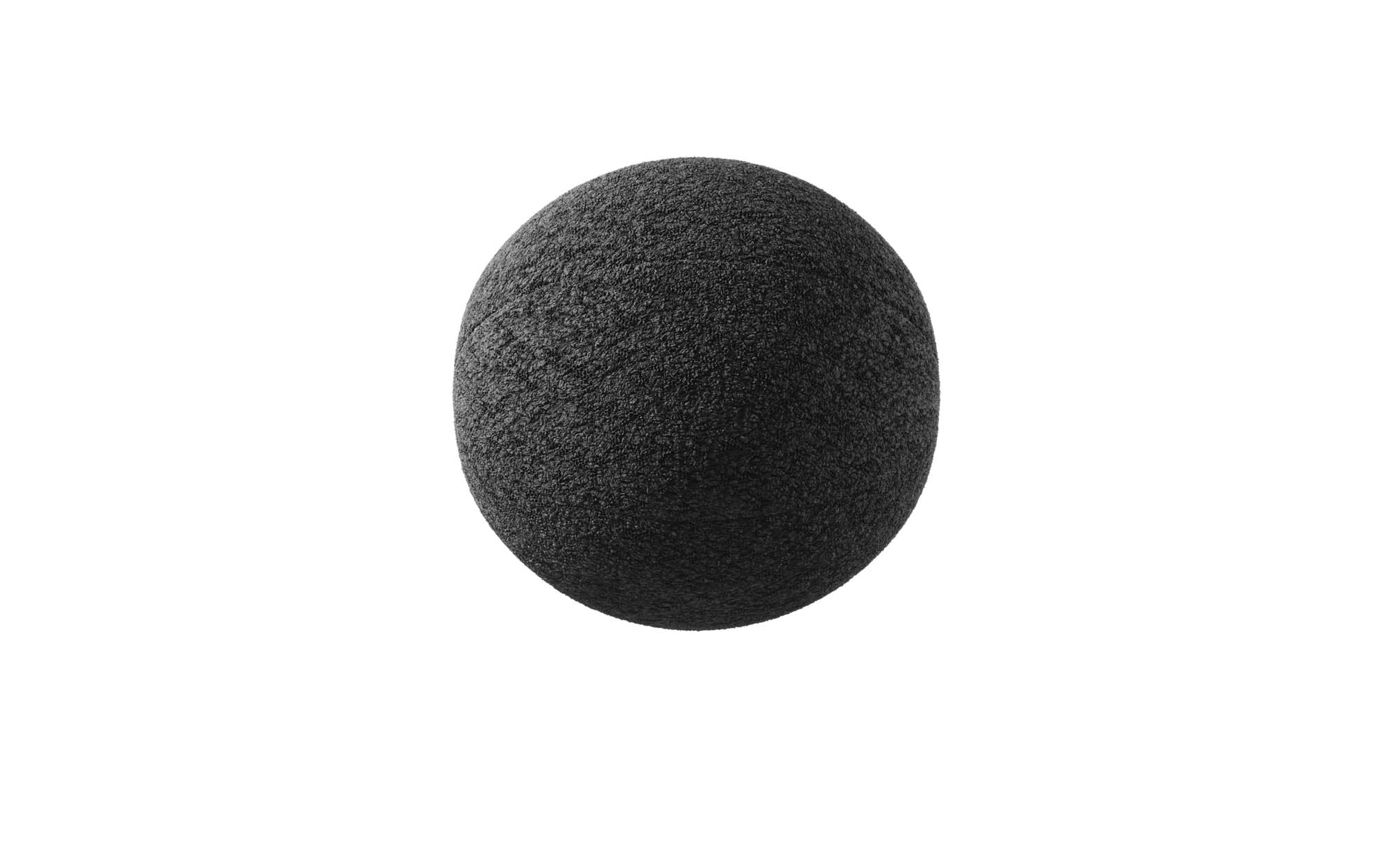 Okrągła poduszka dekoracyjna Globe ⌀28 cm z bouclé