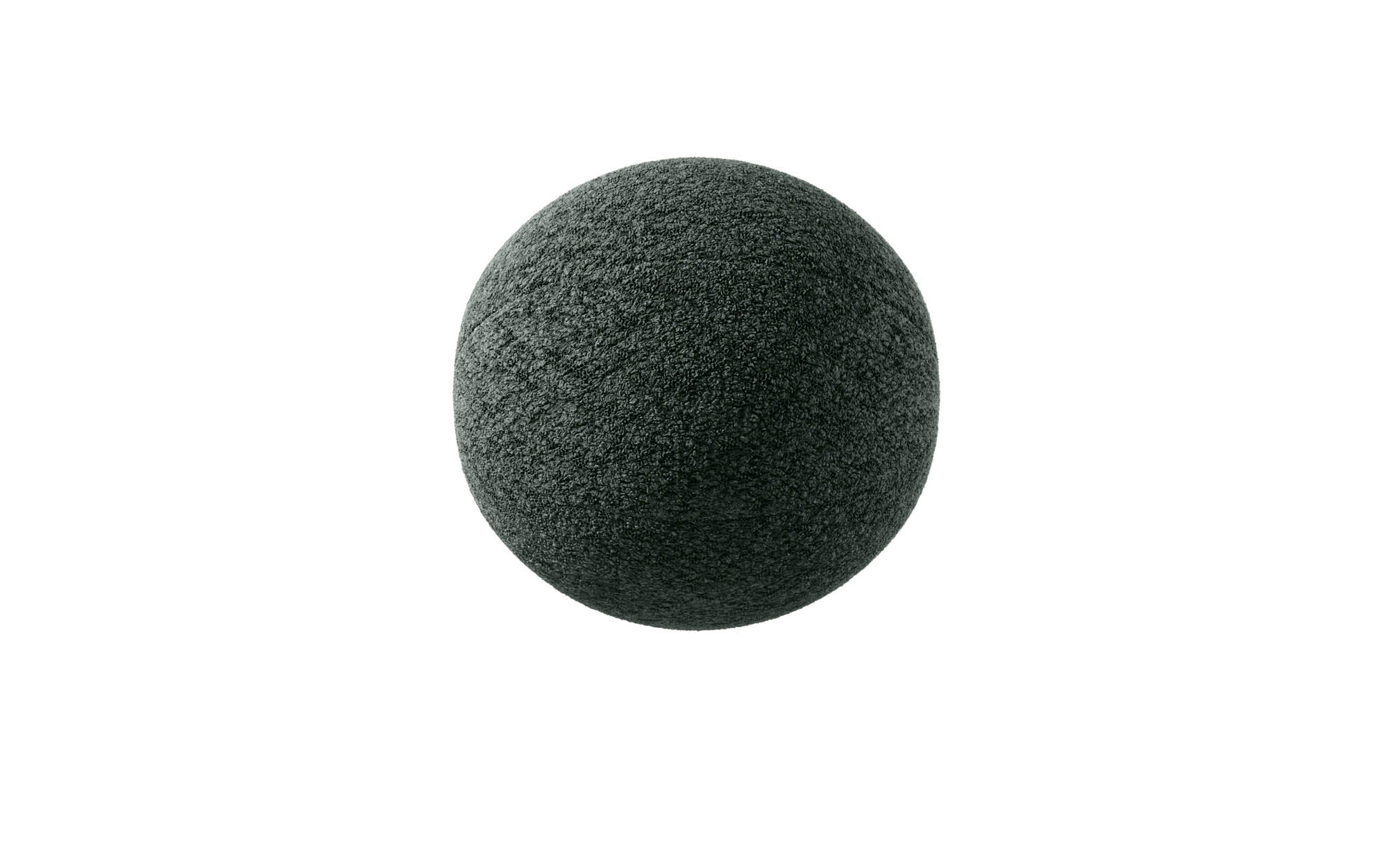 Okrągła poduszka dekoracyjna Globe ⌀28 cm z bouclé